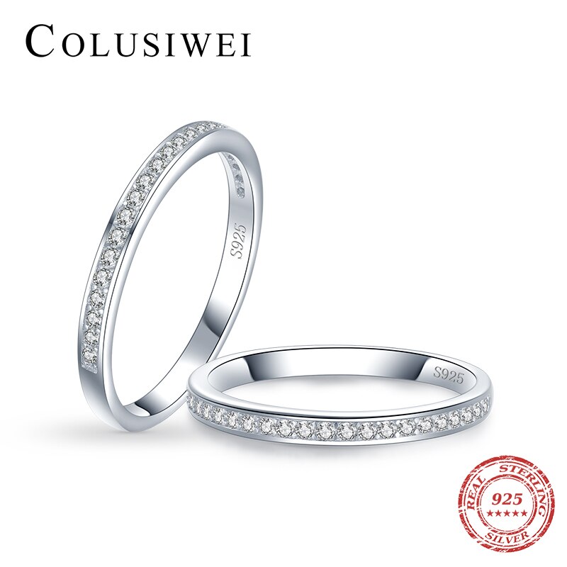 Colusiwei     CZ Stackable Rings for Wom..